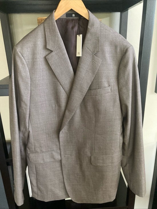 Banana Republic Other - Banana Republic Vitale Barberis Canónico wool Men's- Tailored Sport Coat Taupe